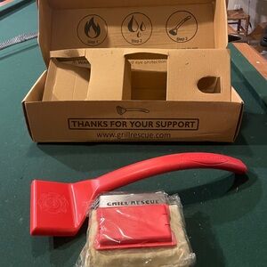 Grill Rescue Red Grill Brush